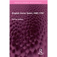 English Verse Satire 1590-1765