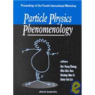 Particle Physics Phenomenology
