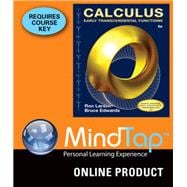 MindTap Math for Larson/Edwards' Calculus: Early Transcendental Functions [Instant Access], 3 terms (18 months)