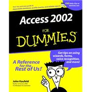 Access 2002 for Dummies®
