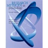 Research Methods in Psychology (with InfoTrac)