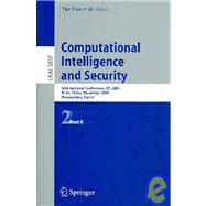 Computational Intelligence and Security : International Conference, CIS 2005, Xi'an, China, December 15-19, 2005, Proceedings, Part II