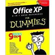 Office XP 9 in 1 Desk Reference For Dummies<sup>?</sup>