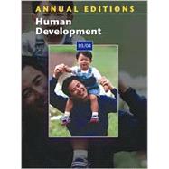 Annual Editions : Human Development 03/04