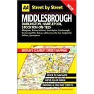 AA Street by Street: Middlesbrough, Darlington, Hartlepool, Stockton-on-Tees