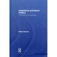 Unipolarity and World Politics: A Theory and its Implications