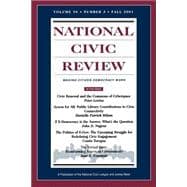 National Civic Review, Volume 90 , No. 3, Fall 2001: Digital Democracy: Civic Engagement in the Twenty-First Century,