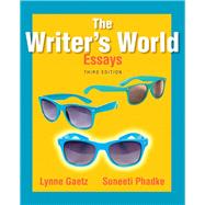 The Writer's World Essays Plus MyWritingLab with Pearson eText -- Access Card Package