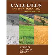 Calculus and its Applications, Expanded Version