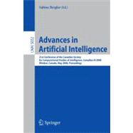 Advances in Artificial Intelligence : 21st Conference of the Canadian Society for Computational Studies of Intelligence, Canadian AI 2008, Windsor, Canada, May 28-30, 2008: Proceedings