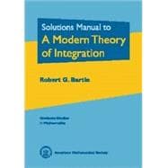 Solution Manual to a Modern Theory of Integration