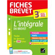 Fiches brevet L'intégrale (tout-en-un) 3e - Brevet 2022