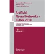 Artificial Neural Networks-ICANN 2010