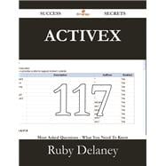 Activex: 117 Most Asked Questions on Activex - What You Need to Know