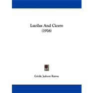 Lucilus and Cicero