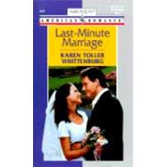 Last-Minute Marriage