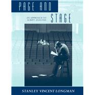 Page and Stage An Approach to Script Analysis