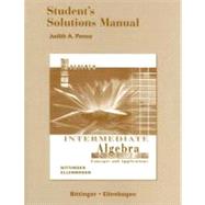 INTERMEDIATE ALGEBRA: CONCEPTS AND APPLICATIONS; STUDENT SOLUTIONS MANUAL