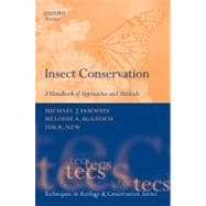 Insect Conservation A Handbook of Approaches and Methods
