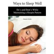 Learn to Sleep Well