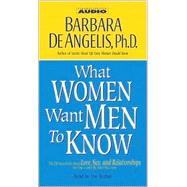 What Women Want Men to Know