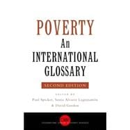 Poverty An International Glossary, Second Edition