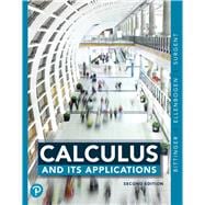 MyLab Math with Pearson eText -- Standalone Access Card -- for Calculus and Its Applications,9780135218235