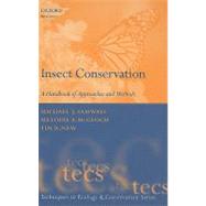 Insect Conservation A Handbook of Approaches and Methods