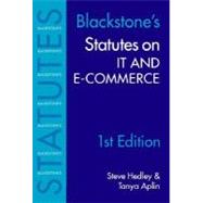 Statutes on It and E-Commerce