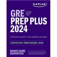 GRE Prep Plus 2024 6 Practice Tests + Proven Strategies + Online,9781506288239
