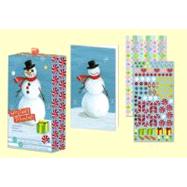 Snowman Holiday Sticker Note Cards