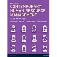 Contemporary Human Resource Mangement