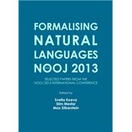 Formalising Natural Languages with Nooj 2013