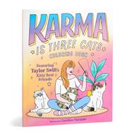 Karma is Three Cats Coloring Book