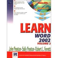 Learn Word 2002 Volume II