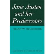 Jane Austen and her Predecessors