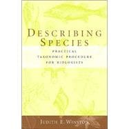 Describing Species