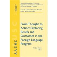 AAUSC 2007: From Thought to Action: Exploring Beliefs and Outcomes in the Foreign Language Program