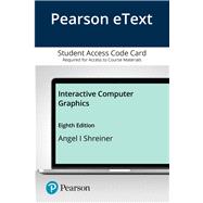 Pearson eText for Interactive Computer Graphics -- Access Card