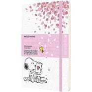 Moleskine Limited Edition Notebook Peanuts Sakura, Large, Ruled, White (5 x 8.25)
