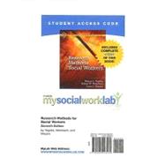 MySocialWorkLab with Pearson eText -- Standalone Access Card -- for Research Methods for Social Workers