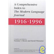 A Comprehensive Index to the Modern Language Journal 1916-1996