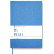 Minimalism Art, Premium Soft Cover Notebook Journal, Plain Blank Page, 176 Pages, Premium Thick Paper 100gsm, Ribbon Bookmark, Fine PU Leather, A5 5.8