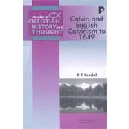 Calvin and English Calvinism