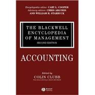 The Blackwell Encyclopedia of Management, Accounting