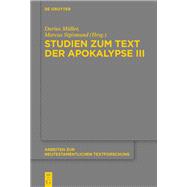 Studien Zum Text Der Apokalypse