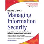 How to Cheat at Managing Information Security