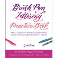 Brush Pen Lettering Practice Book