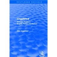 Linguistica: Selected Papers in English, French and German