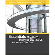 Essentials of Modern Business Statistics with Microsoft Office Excel (with XLSTAT Education Edition Printed Access Card)